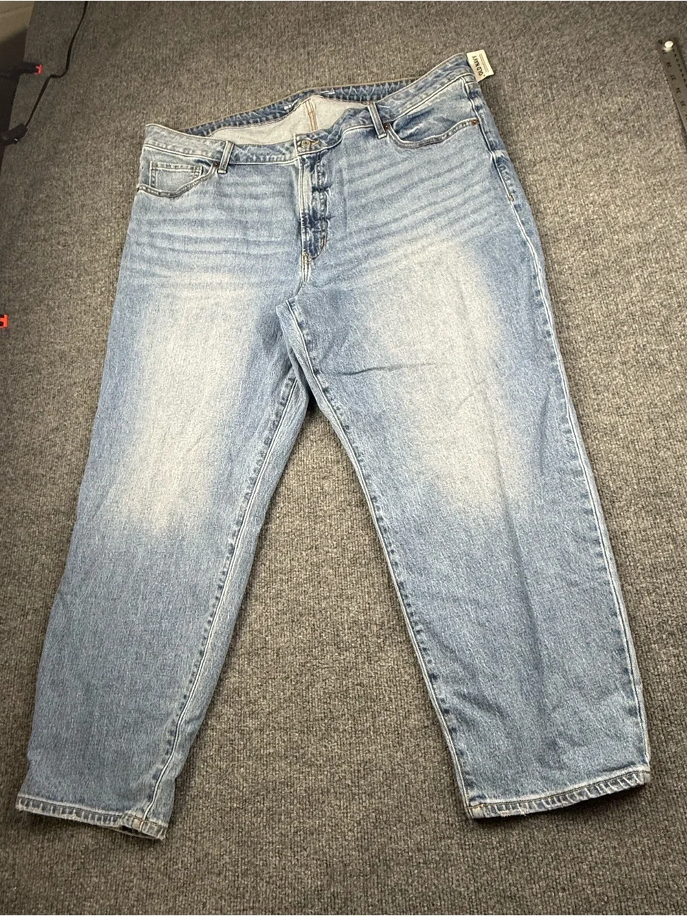 Old Navy OG Straight High Rise Jeans, Blue, Size 24
